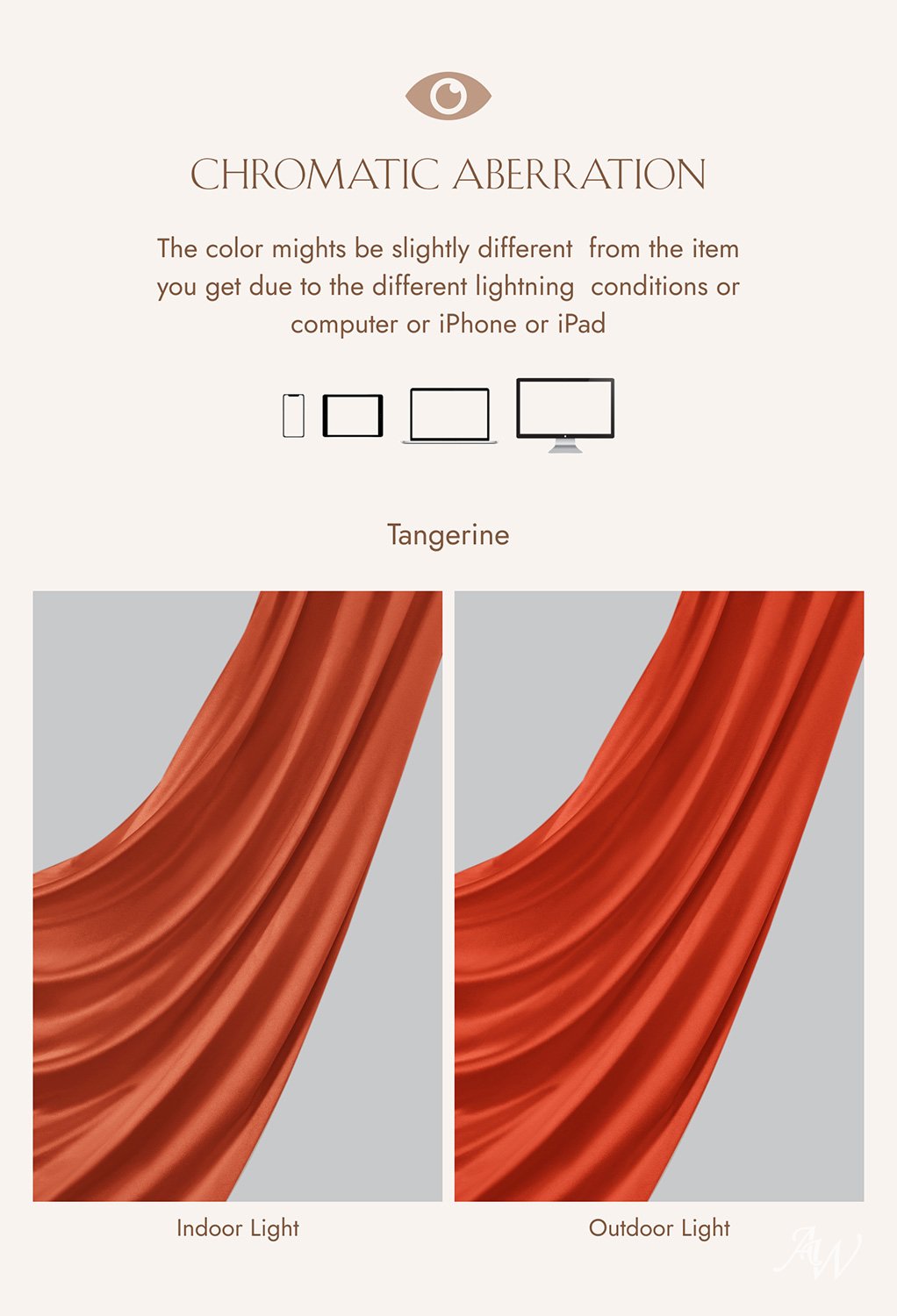 AW Adagio Tangerine Satin Charmeuse Bridesmaid Dresses image7